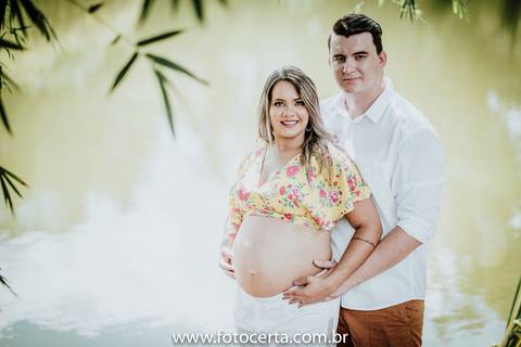Fotografia de Ensaio de Gestante - Ilha do Frade - Vitória-ES'