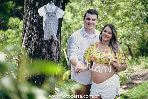 Fotografia de Ensaio de Gestante - Ilha do Frade - Vitória-ES'