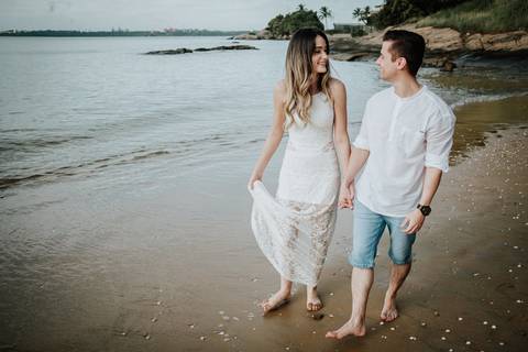 Fotografia de Ensaio Pré-Casamento - Vitória-ES'
