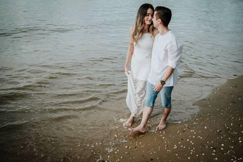 `Fotografia de Ensaio Pré-Casamento - Vitória-ES'