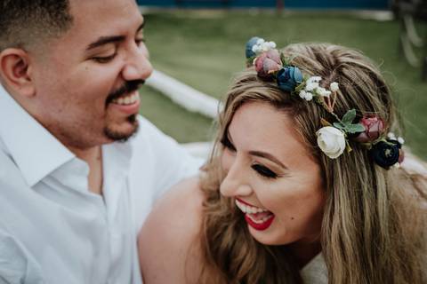 Fotografia de Ensaio Pré-Casamento - Farol de Santa Luzia - Vitória-ES'