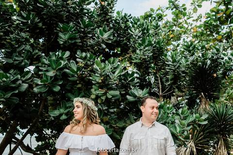 Ensaio Pré-Casamento - Praia de Manguinhos - ES'