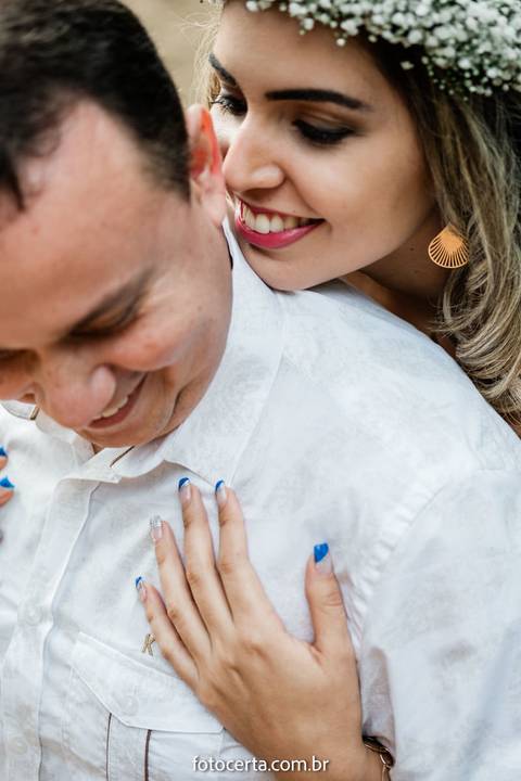 Ensaio Pré-Casamento - Praia de Manguinhos - ES'