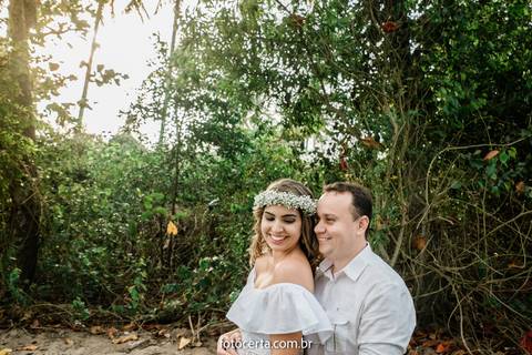 Ensaio Pré-Casamento - Praia de Manguinhos - ES'