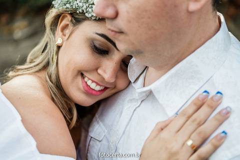Ensaio Pré-Casamento - Praia de Manguinhos - ES'