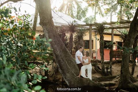 Ensaio Pré-Casamento - Praia de Manguinhos - ES'