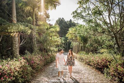 Fotografia de Ensaio Pré-Casamento - Pedra Azul-ES'