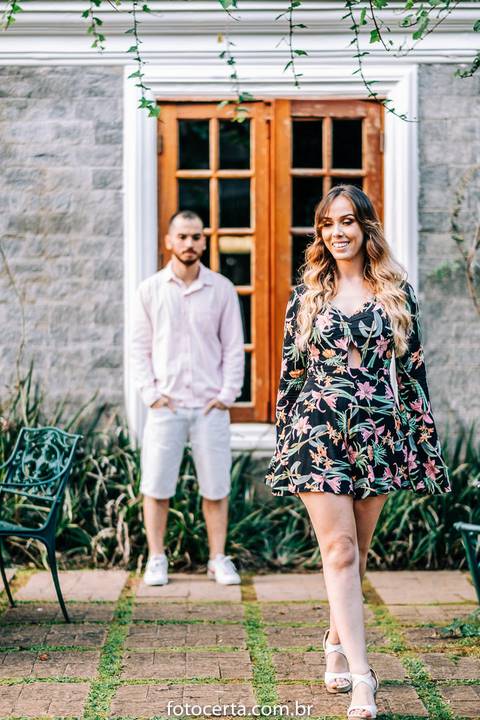 Fotografia de Ensaio Pré-Casamento - Pedra Azul-ES'