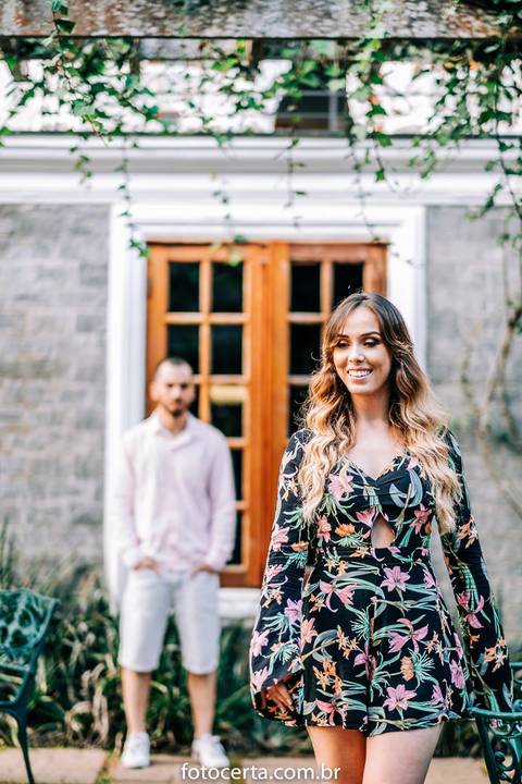 Fotografia de Ensaio Pré-Casamento - Pedra Azul-ES'