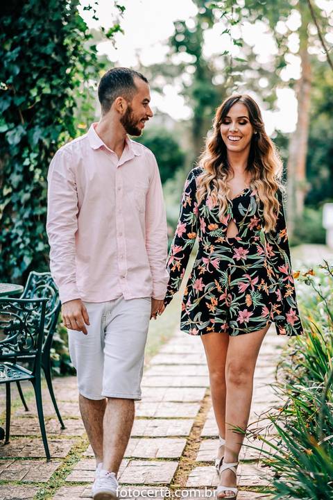 Fotografia de Ensaio Pré-Casamento - Pedra Azul-ES'