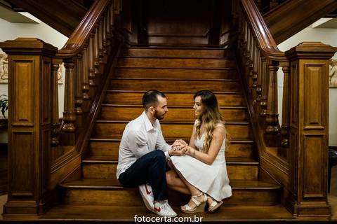 Fotografia de Ensaio Pré-Casamento - Pedra Azul-ES'