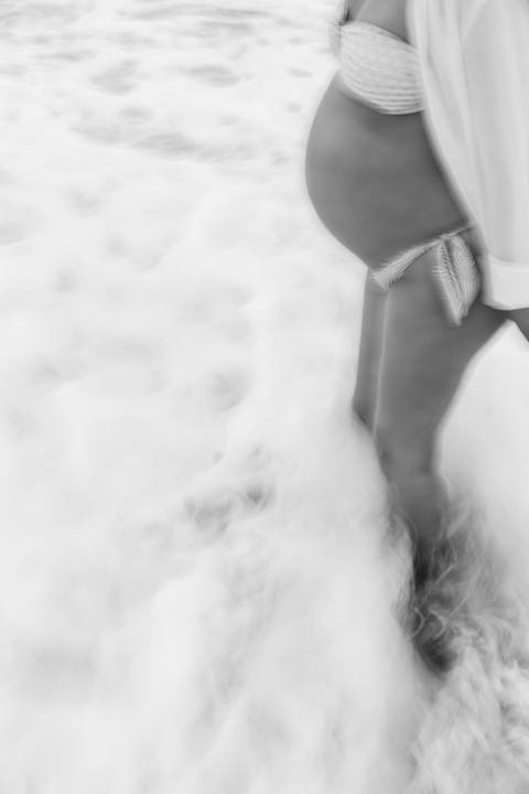 ensaio gestante na praia'