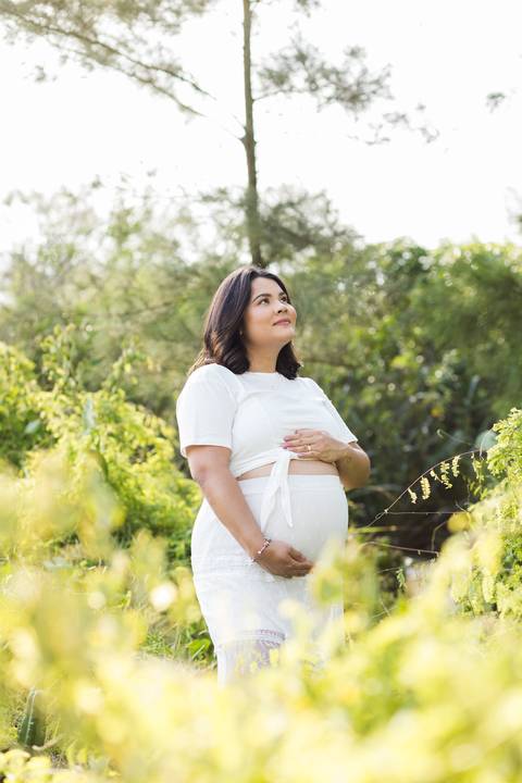 ensaio gestante no parque '