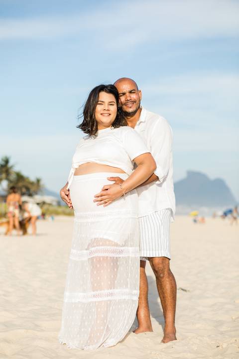 fotos de gravida na praia'