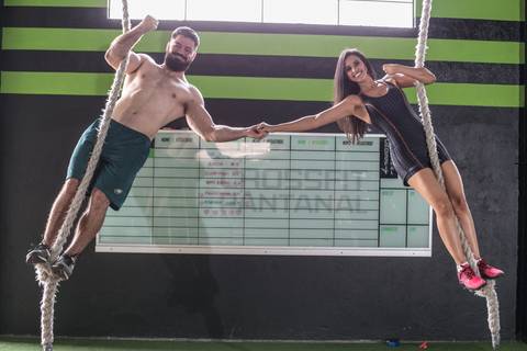 Casal crossfit pantanal'