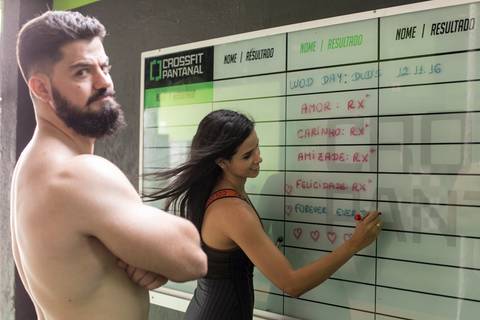 Casal crossfit pantanal'