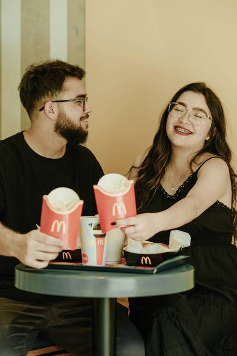 ensaio casal mc donalds '
