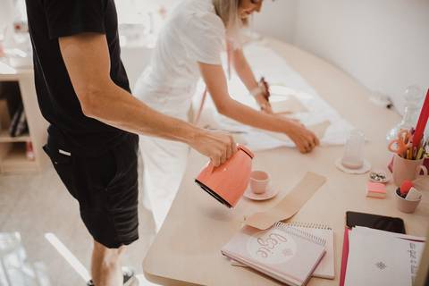 noiva fez proprio vestido, vestido de noiva'