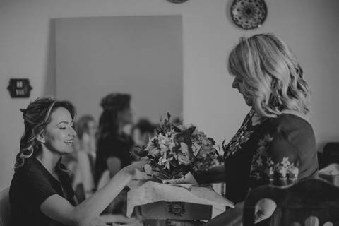 makinf of da noiva em PB, buque da noiva'