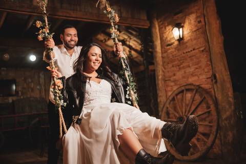 foto de casal en balanço'