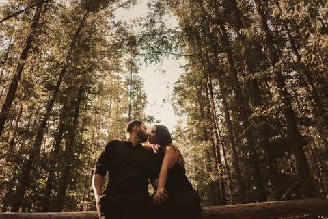 ensaio de casal romantico'