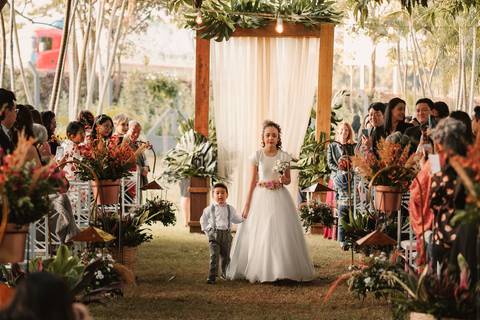 entrada pajem e daminha'