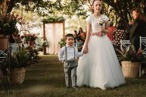 roupa de pagem e dama de honrra'