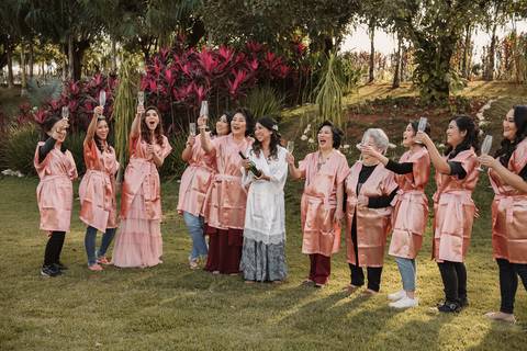 makeoff com as madrinhas '