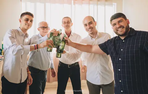 making of do noivo em casa'