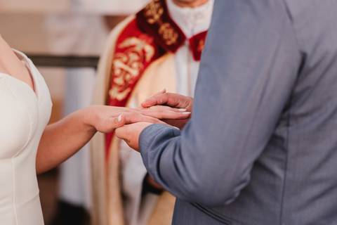 troca das alianças '