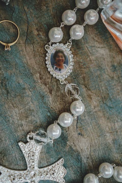 Relicário  com foto'