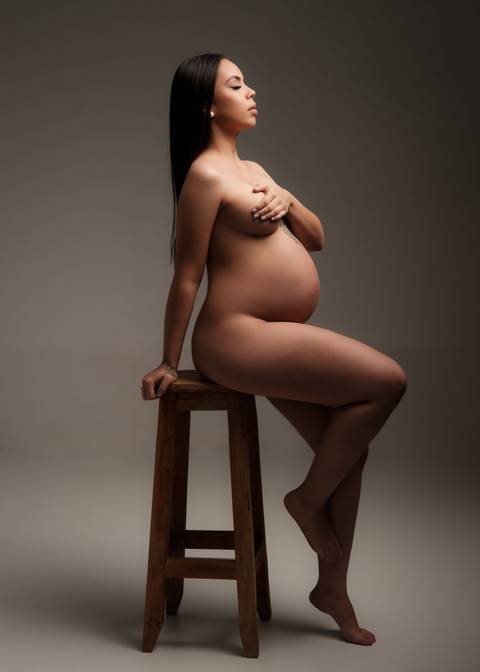 ensaio de gestante sensual'