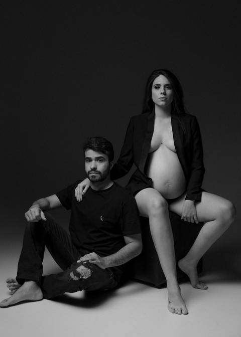 Foto moderna de gestante'