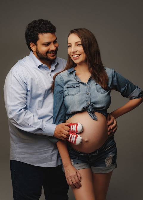 ENSAIO DE GESTANTE COM O MARIDO '