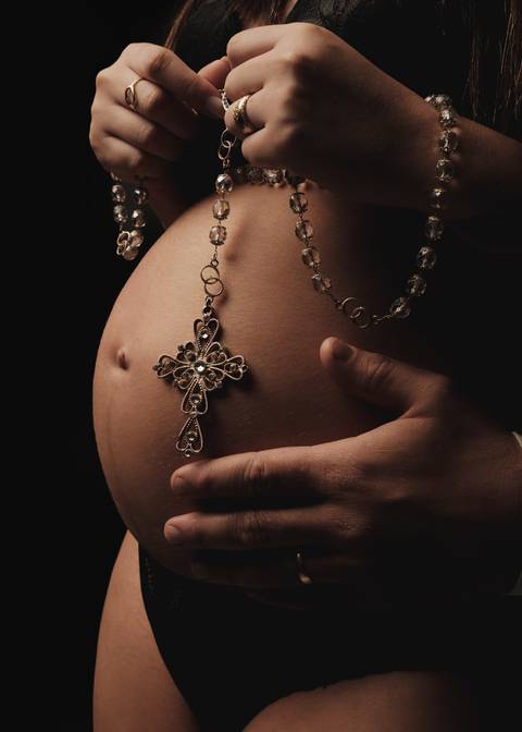 FOTO DE TERÇO EM BARRIGA'