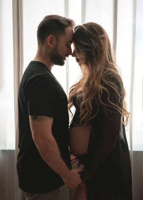 ensaio gestante estudio'