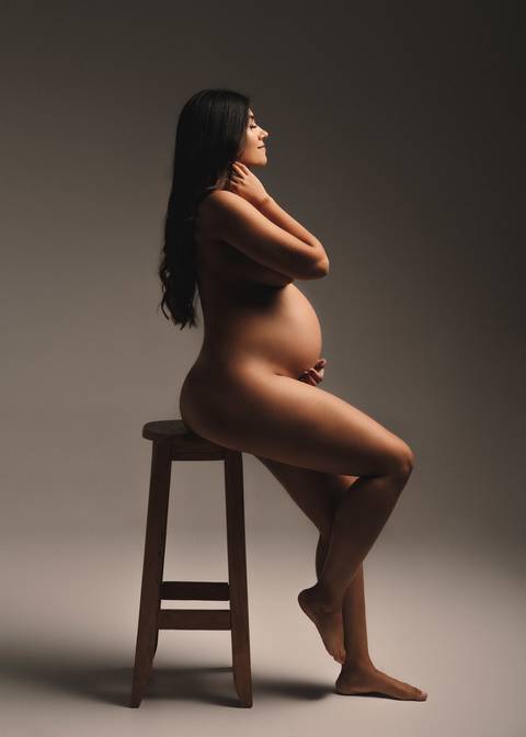 foto de gestante nua'