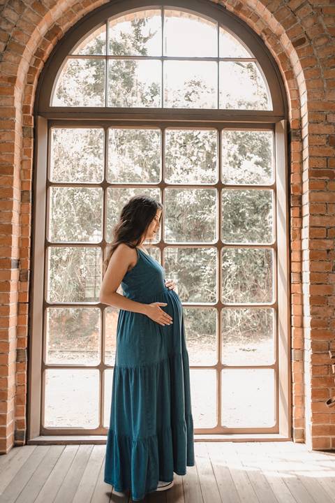 Roupas para ensaio de gestante'