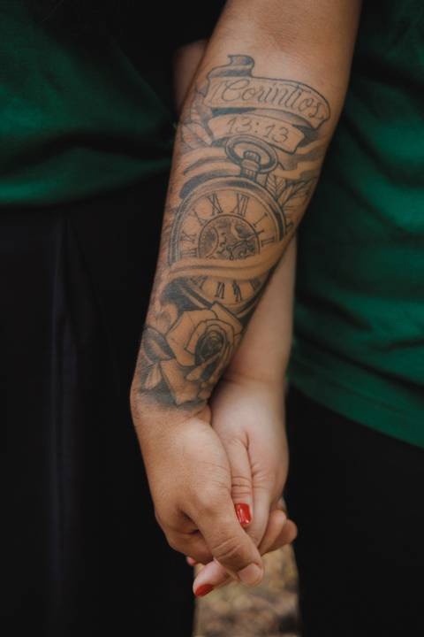 foto de tatuagem de casal '