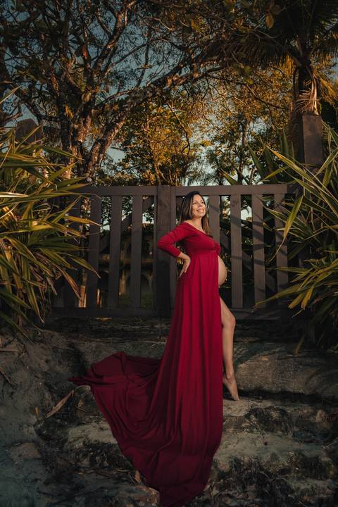 VESTIDO DE GESATNTE '