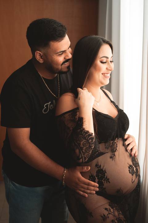 Roupa para ensaio de gestante'