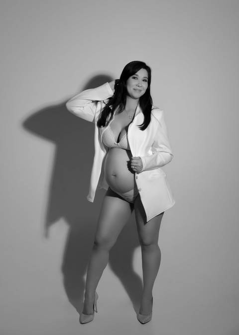 ensaio de gestante moda'