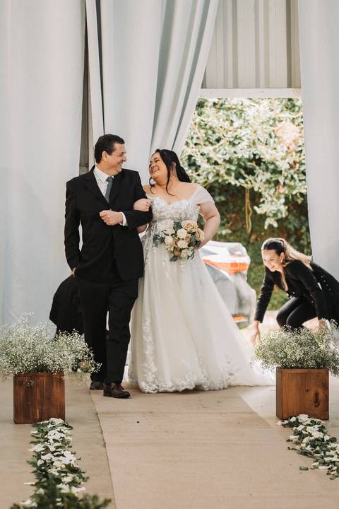 entrada da noiva no campo , Fanny eventos '