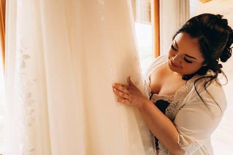 vestido de noiva e roby de noiva personalizado em presidente prudente '