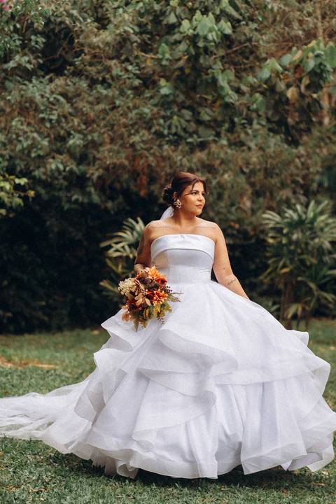 vestido de noiva para campo em presidente prudente '