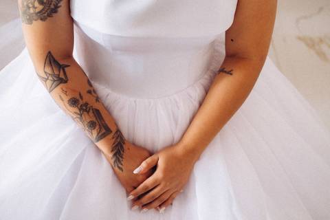 tatuagem de noiva '