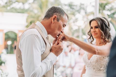 troca das alianças '