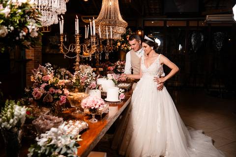 mesa de doedces de casamento '