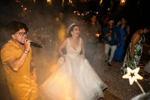 noiva no casamento '