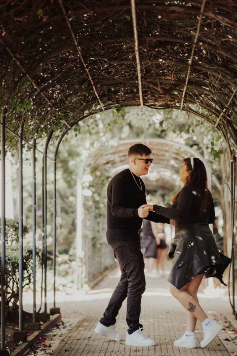 foto espontanea de casal'